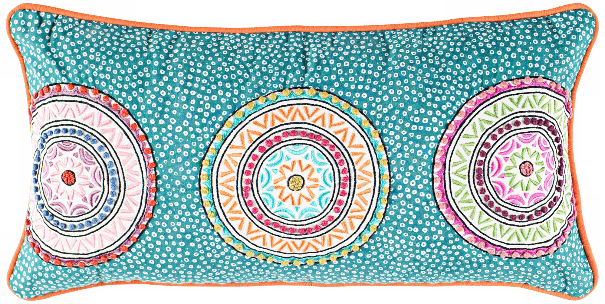 Decorative 21" Wide Modern Pillow With Hidden Zipper