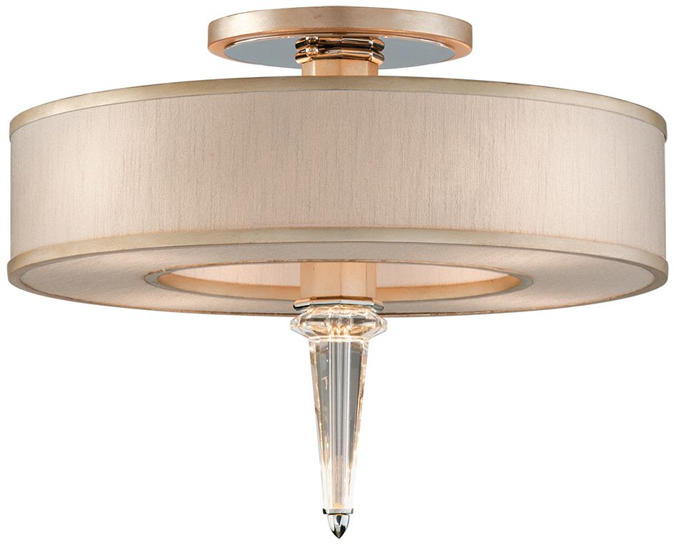Corbett Harlow 20" Wide Ivory Ice Ceiling Light Fixture