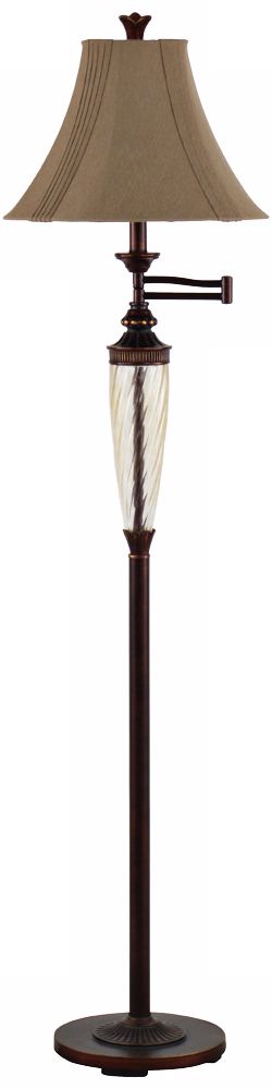 Redfield Restoration Bronze Swing Arm Floor Lamp