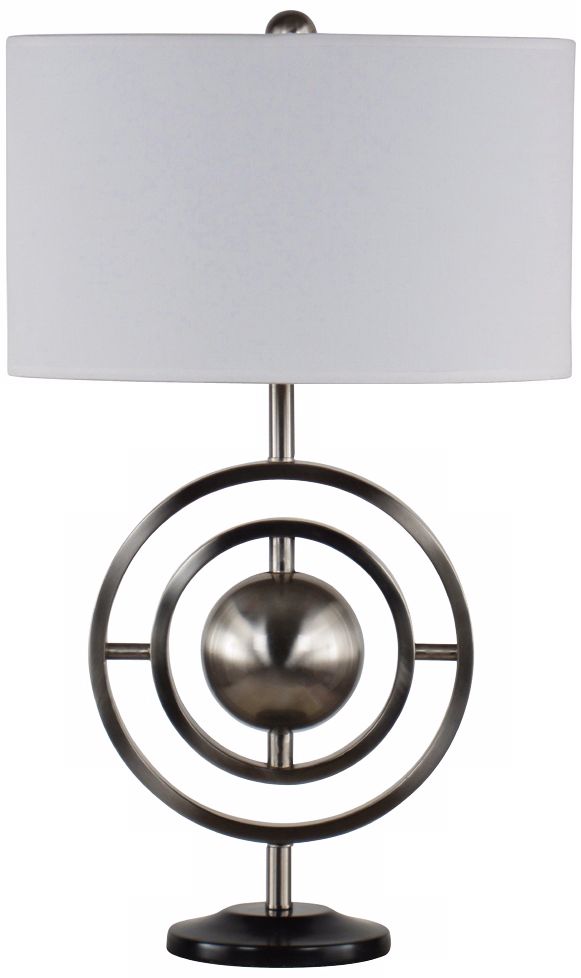 Kennebec Brushed Nickel Steel Table Lamp