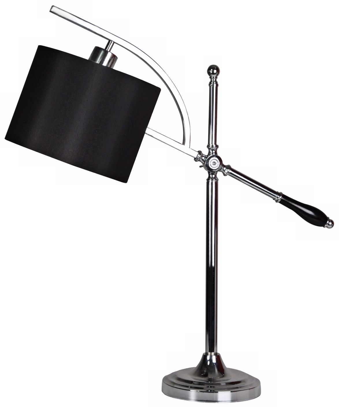 Adeline Chrome Boom Arm Desk Lamp