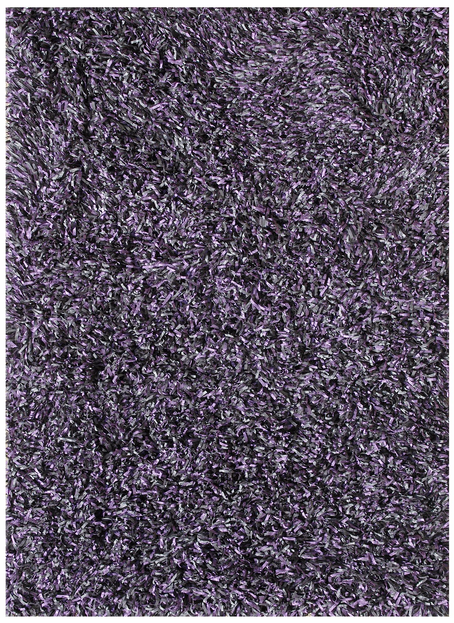 Platinum Shag PS-01 Graphite-Violet Area Rug