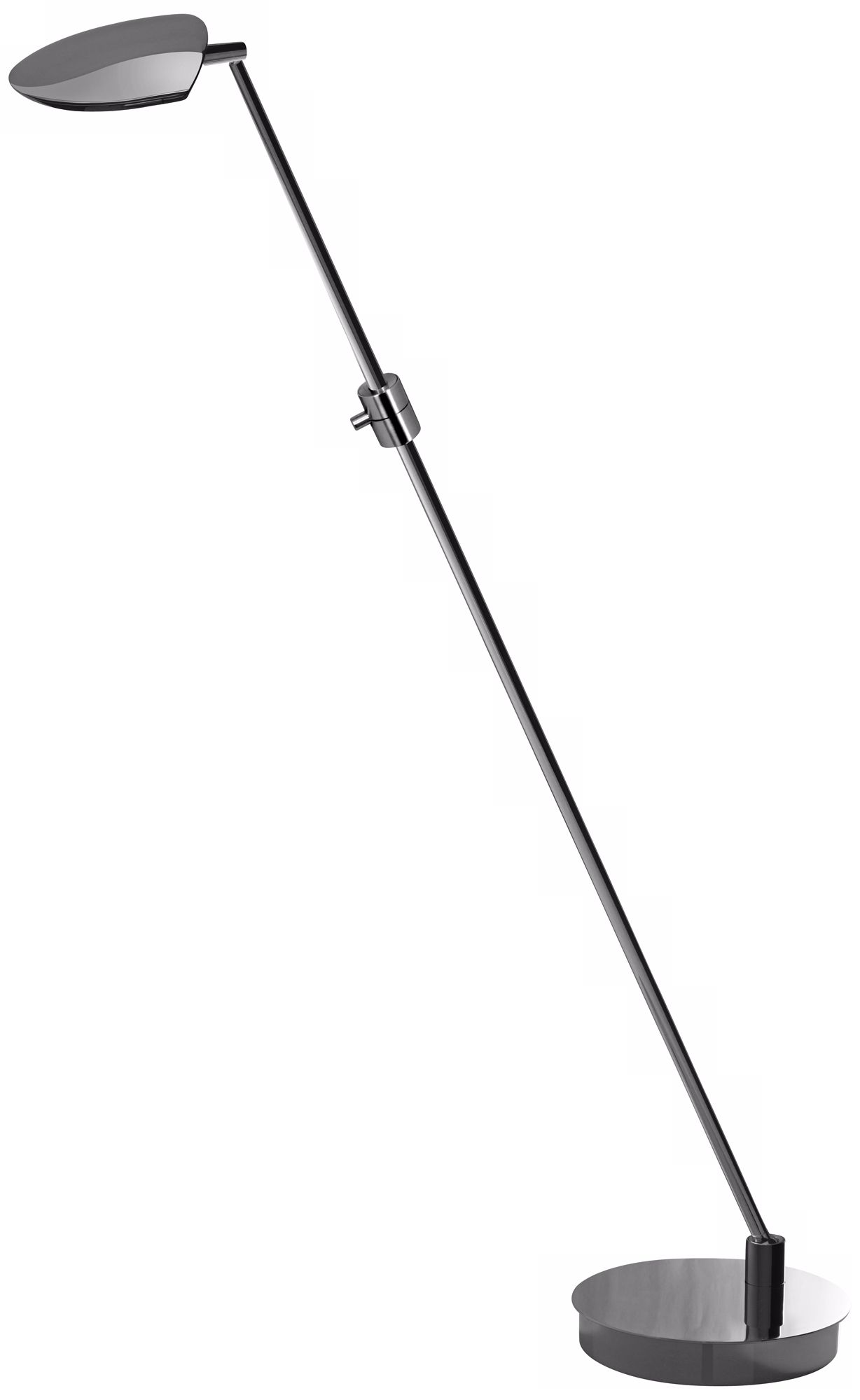 Mondoluz Pelle Chromium LED Floor Lamp