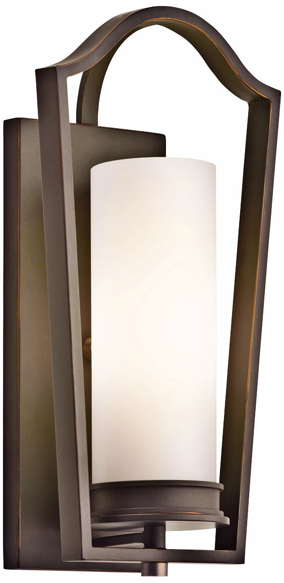 Kichler Aren Collection 16" High Old Bronze Wall Sconce