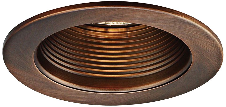 WAC 4" Step Baffle Recessed Downlight Copper Bronze Trim