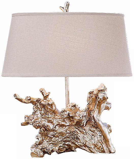 Regina-Andrew Amber Silver Root Lamp