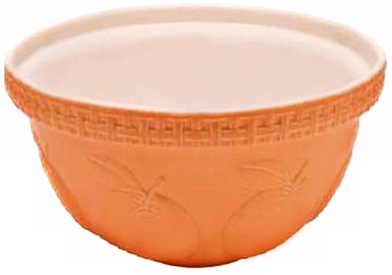 Orange Fruit 5 1/4 Quart Mason Cash Mixing Bowl