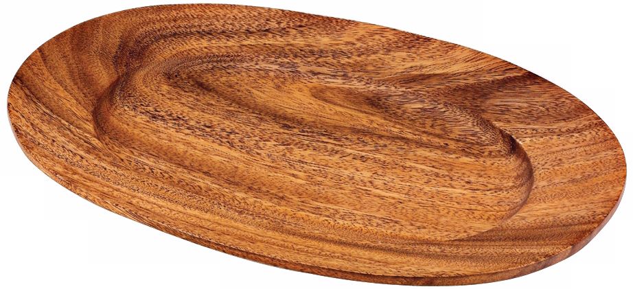 Pacific Merchants Acaciaware® Oval Wood Serving Tray