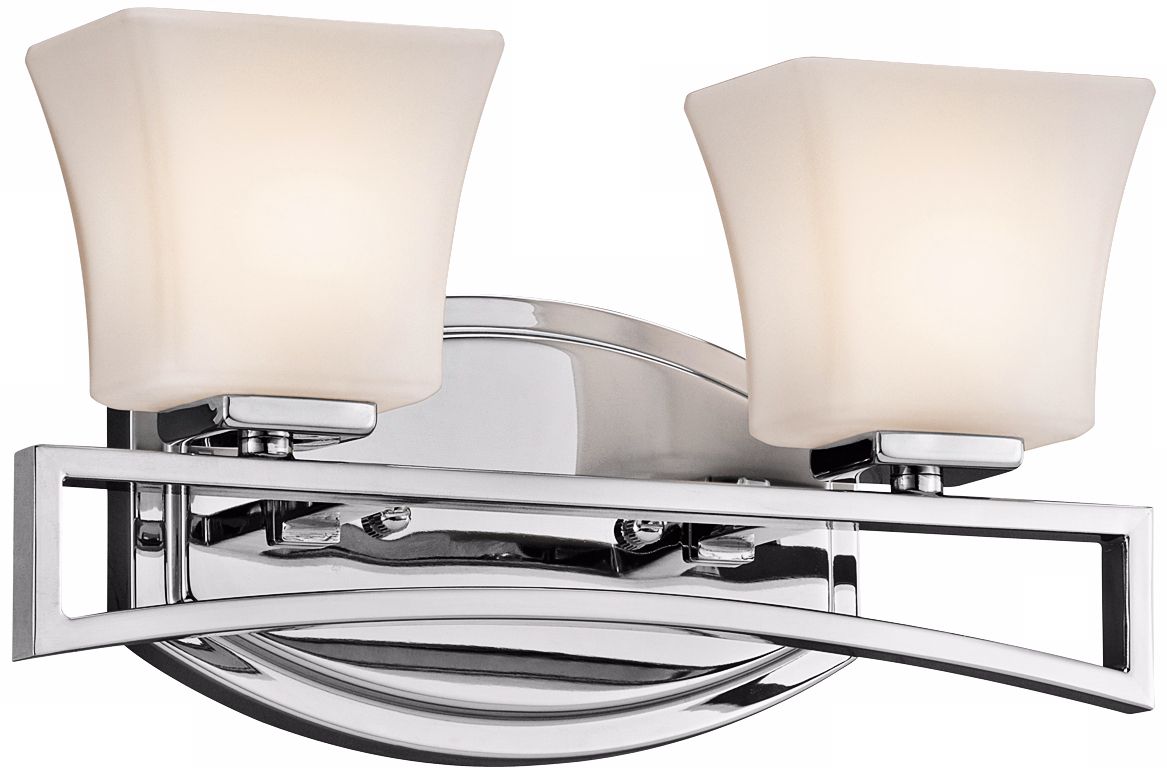 Kichler Luciani 2-Light 12" Wide Chrome Bath Light