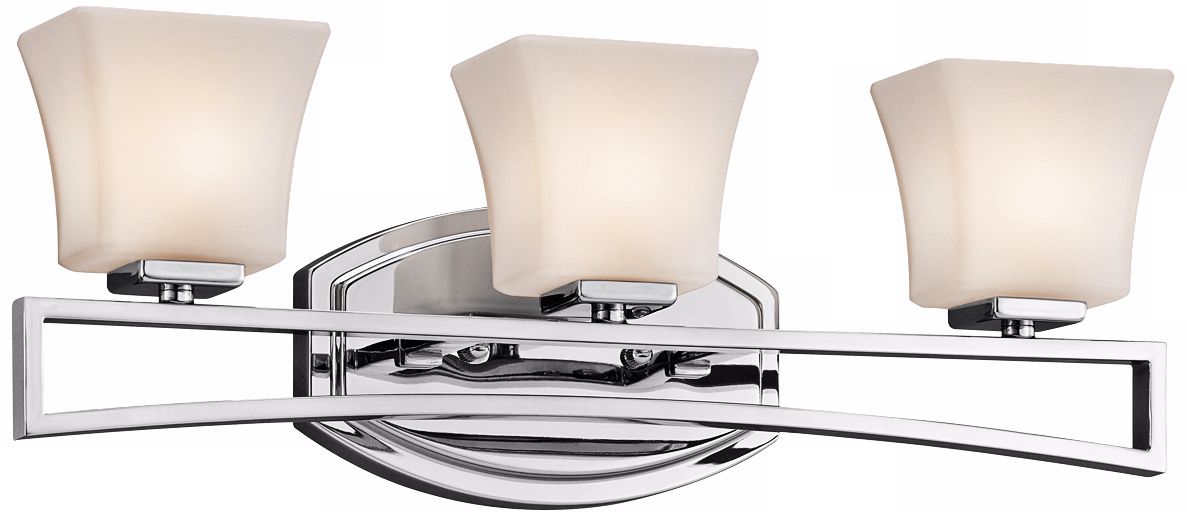 Kichler Luciani 3-Light 19" Wide Chrome Bath Light