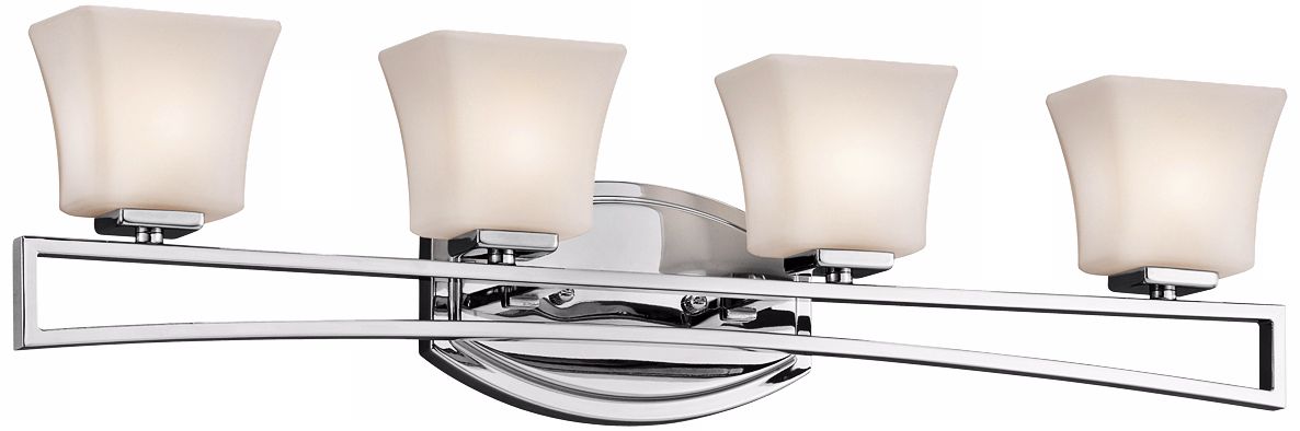 Kichler Luciani 4-Light 26" Wide Chrome Bath Light