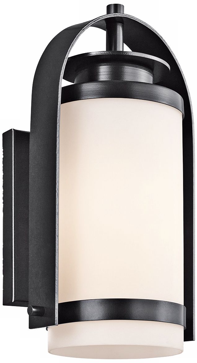 Kichler Westport 14" High Black Outdoor Wall Light