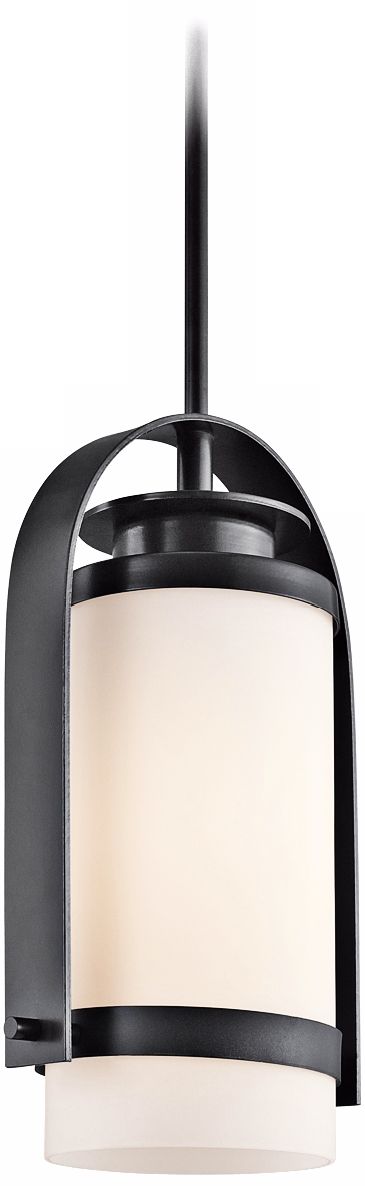 Kichler Westport 14 1/2" High Black Outdoor Pendant Light