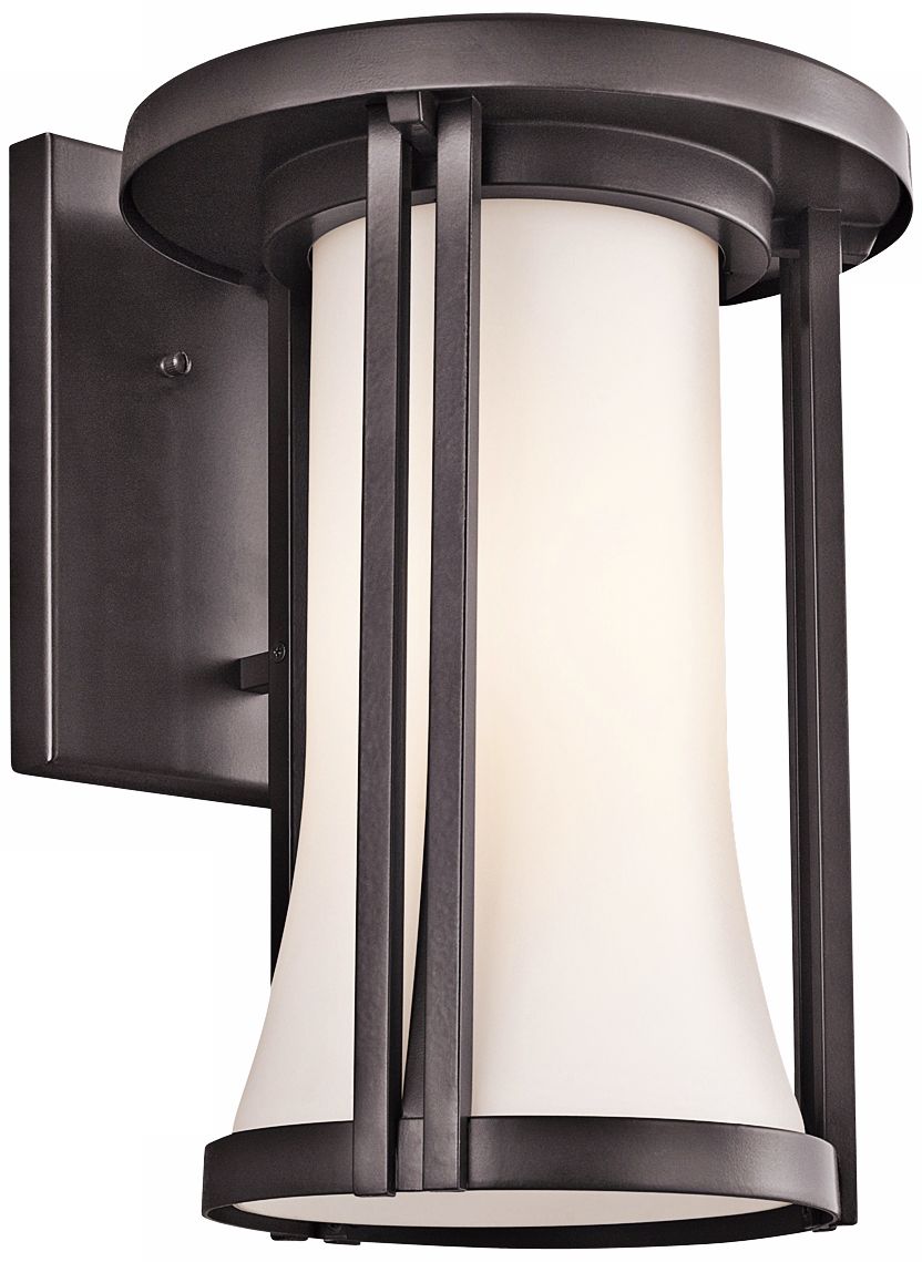 Kichler Tiverton 14" High Bronze Finish Outdoor Wall Light