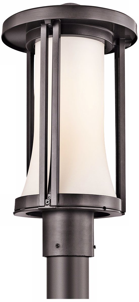Kichler Tiverton 17" High Bronze Finish Outdoor Post Light