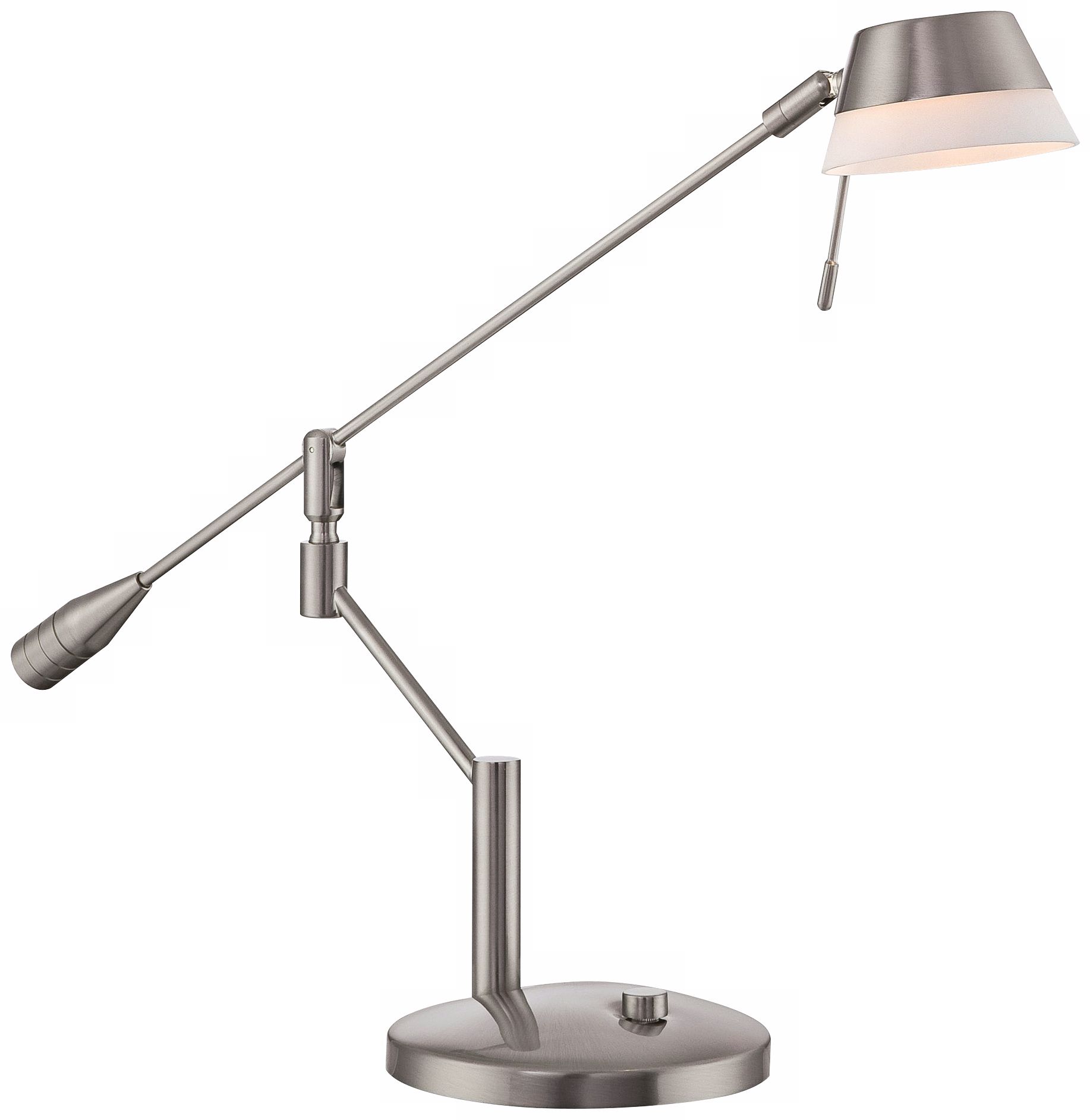 Lite Source Sofronia Polished Steel Desk Lamp
