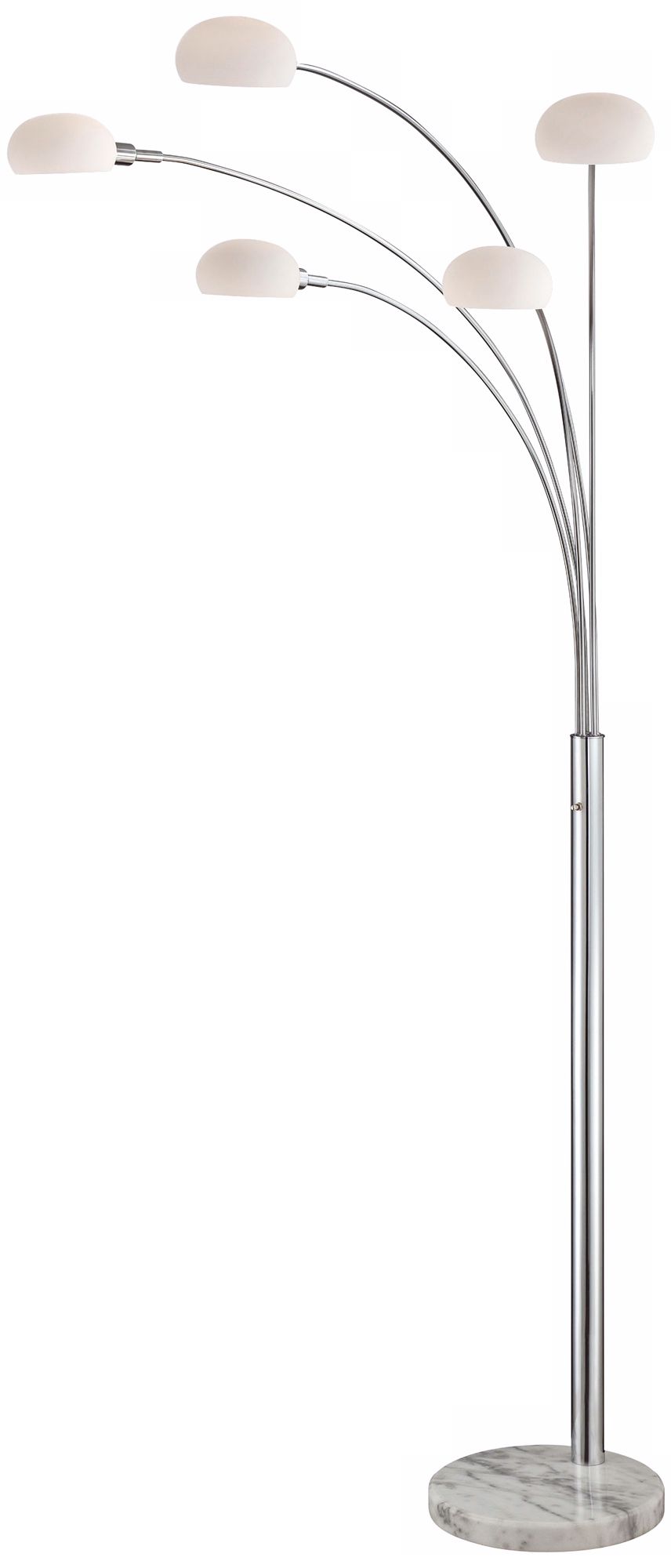 Lite Source Ilario II Chrome Arch Floor Lamp