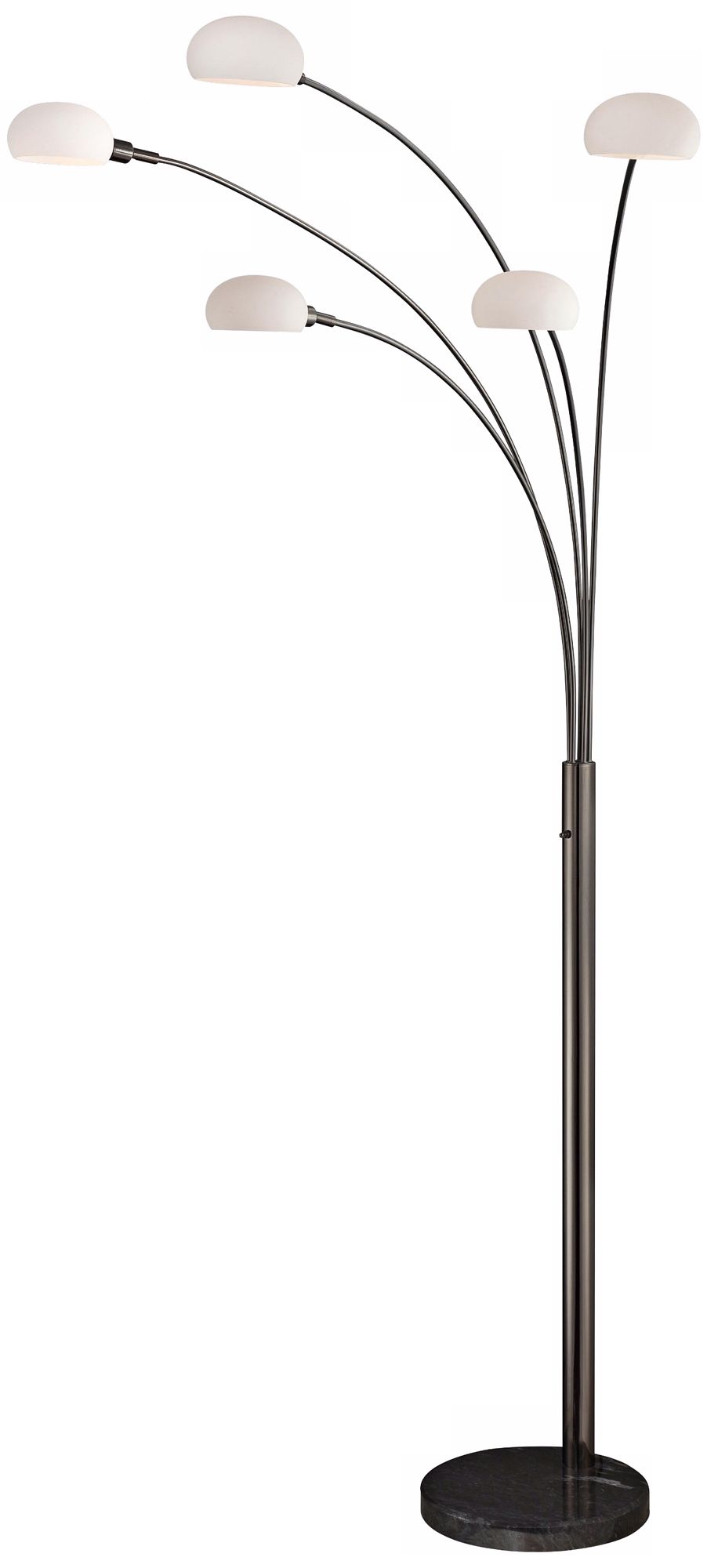 Lite Source Ilario II Gun Metal Arch Floor Lamp