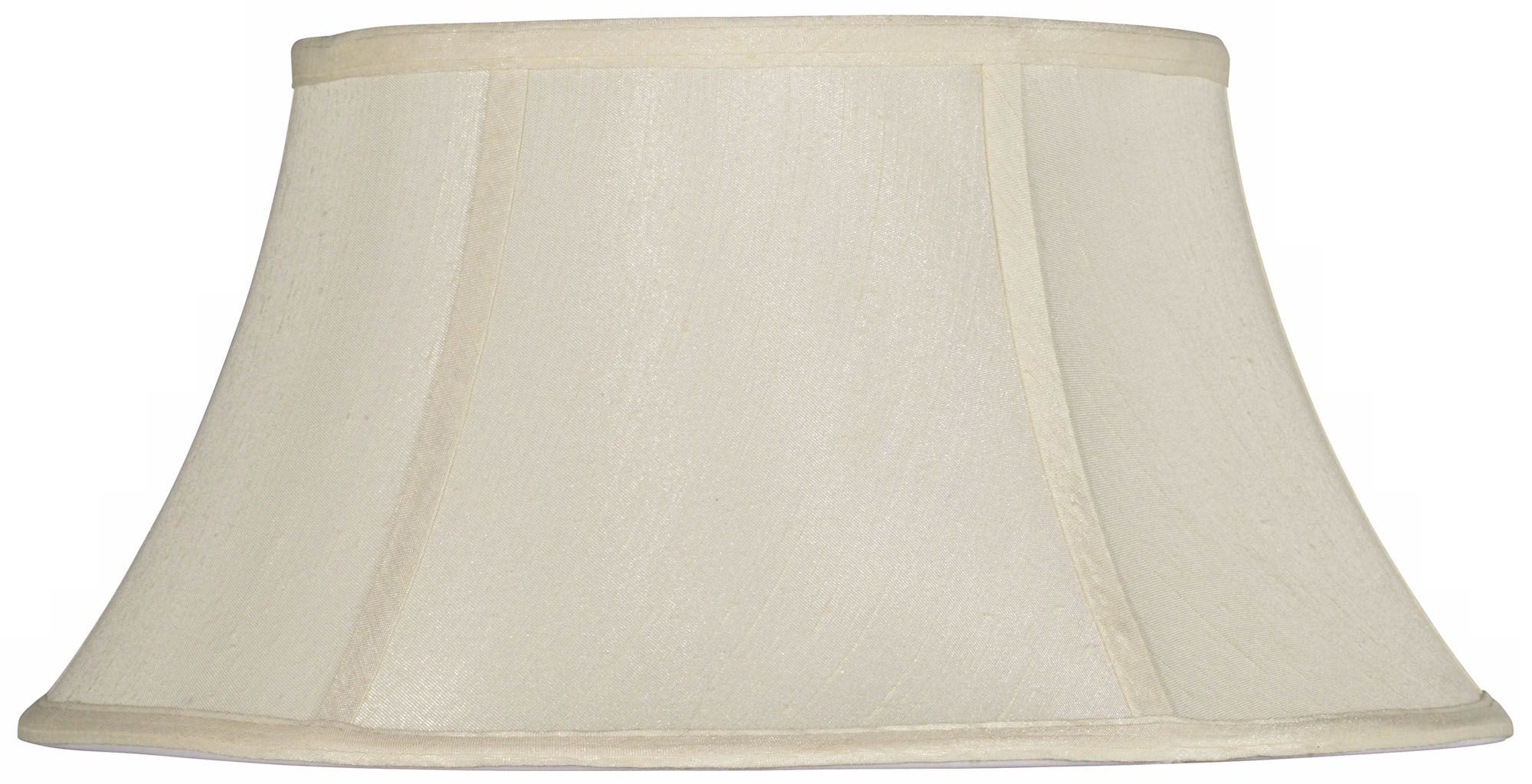 Eggshell Modified Drum Lamp Shade 13x20x10.75 (Spider)