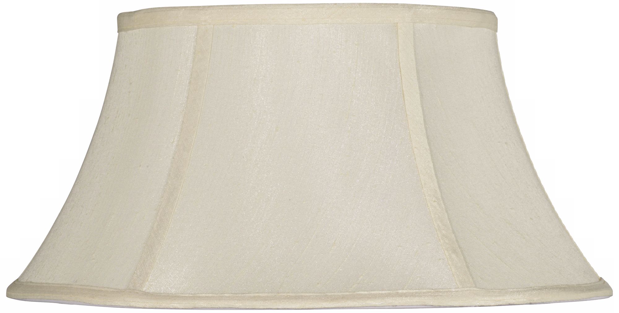 Eggshell Modified Drum Lamp Shade 9x14x8.25 (Spider)