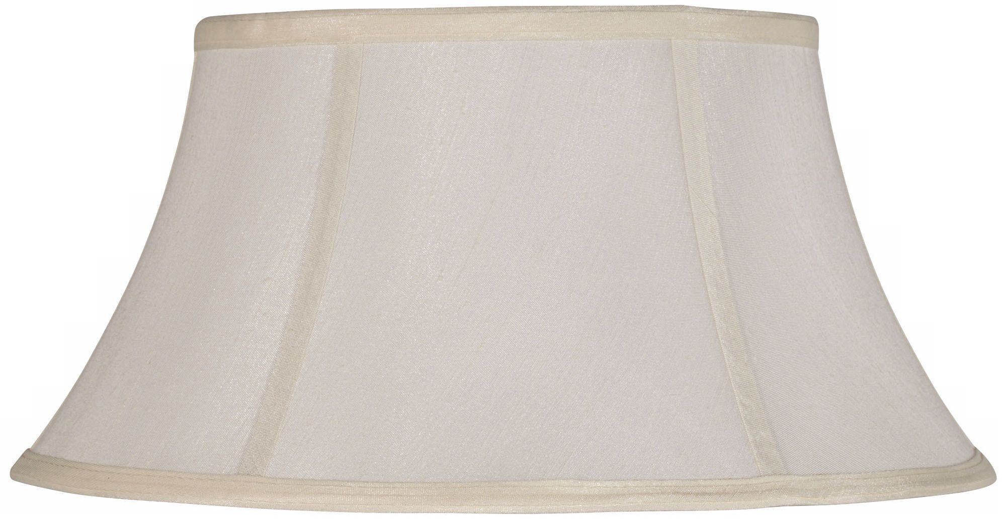 Off-White Modified Drum Lamp Shade 10x16x8.25 (Spider)