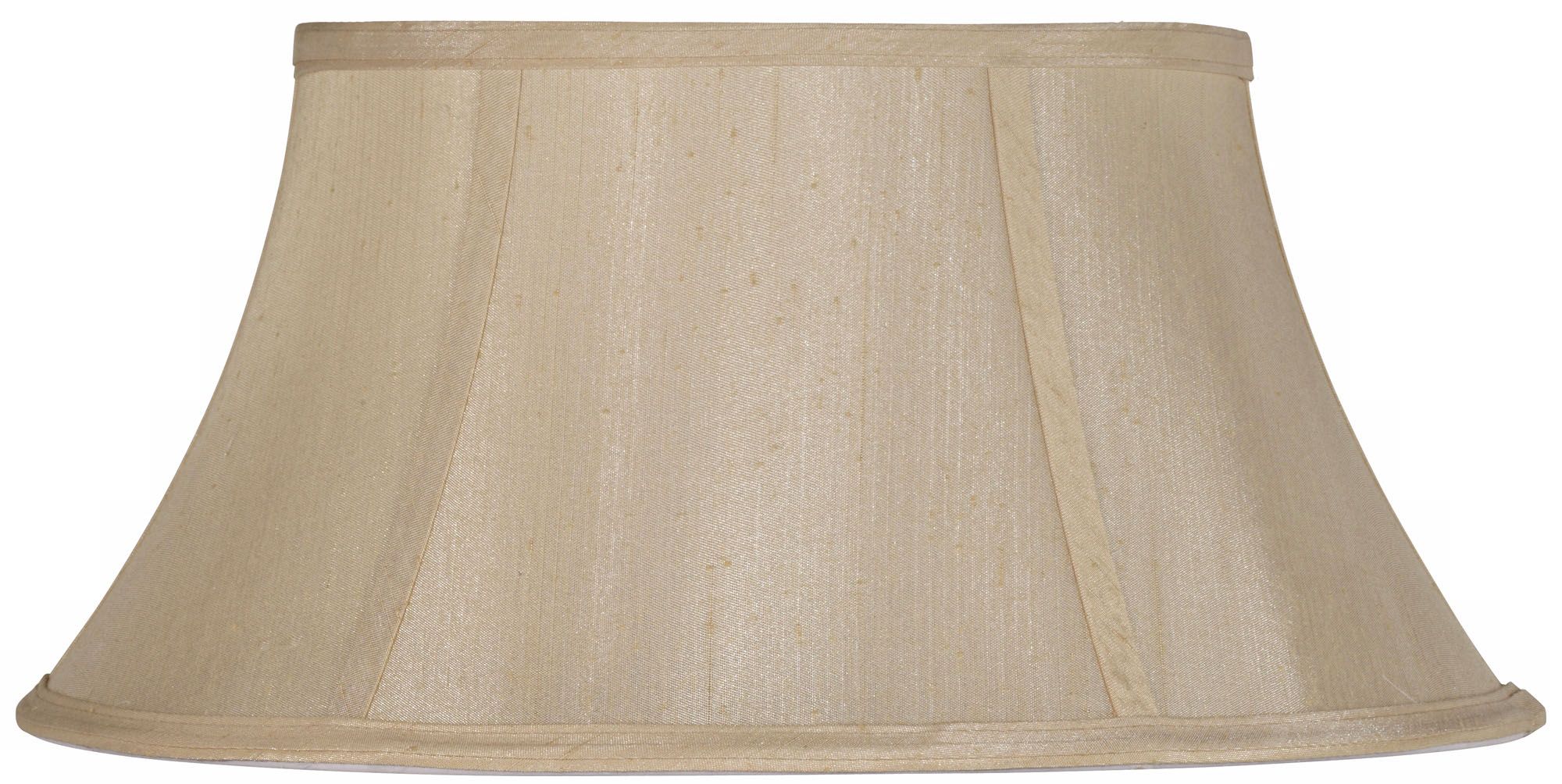 Champagne Modified Drum Lamp Shade 11x18x9.75 (Spider)