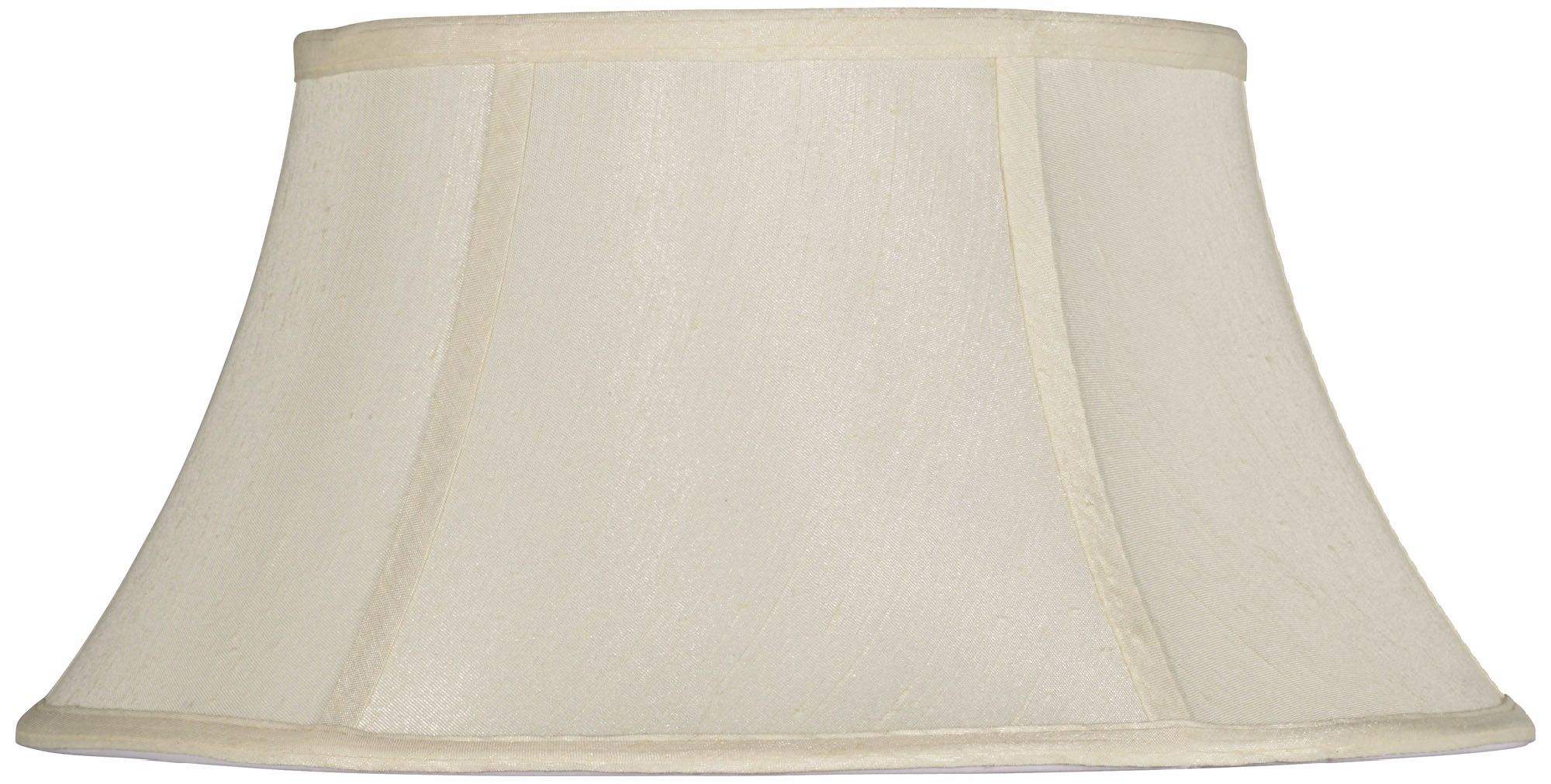 Eggshell Modified Drum Lamp Shade 11x18x9.75 (Spider)