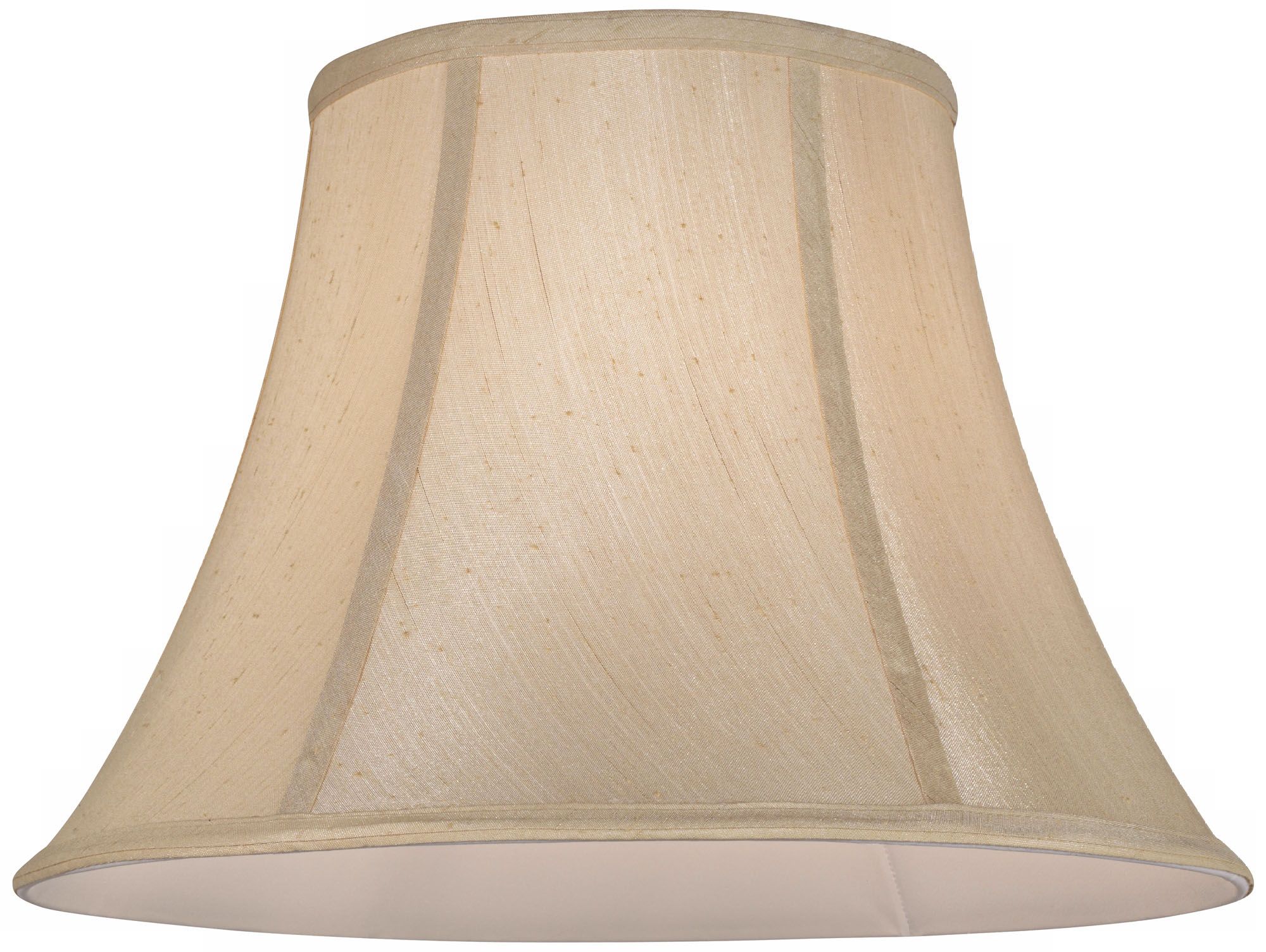 Champagne Softback Bell Lamp Shade 6x12x9 (Spider)