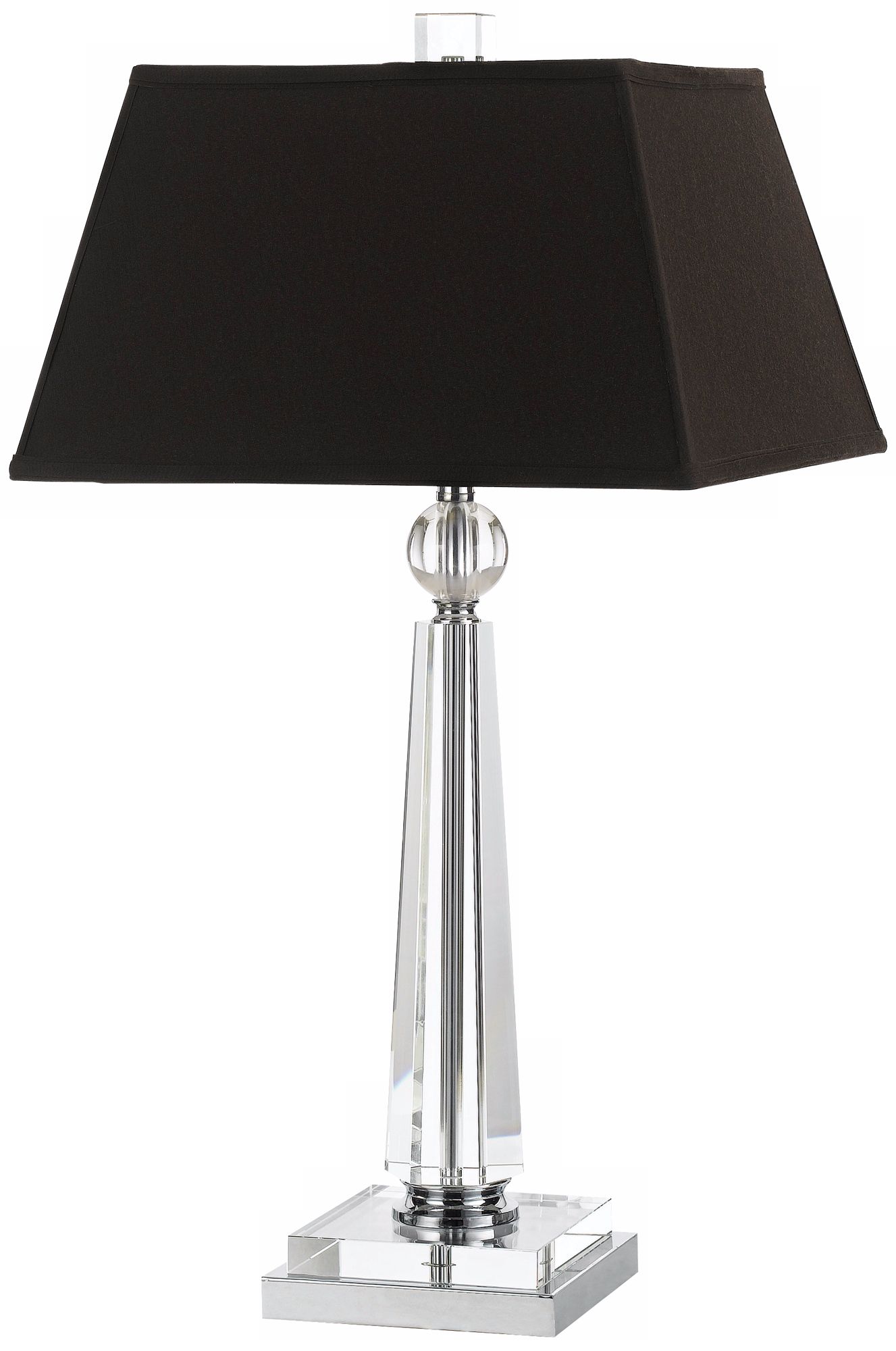 Candice Olson Cluny with Black Shade Table Lamp