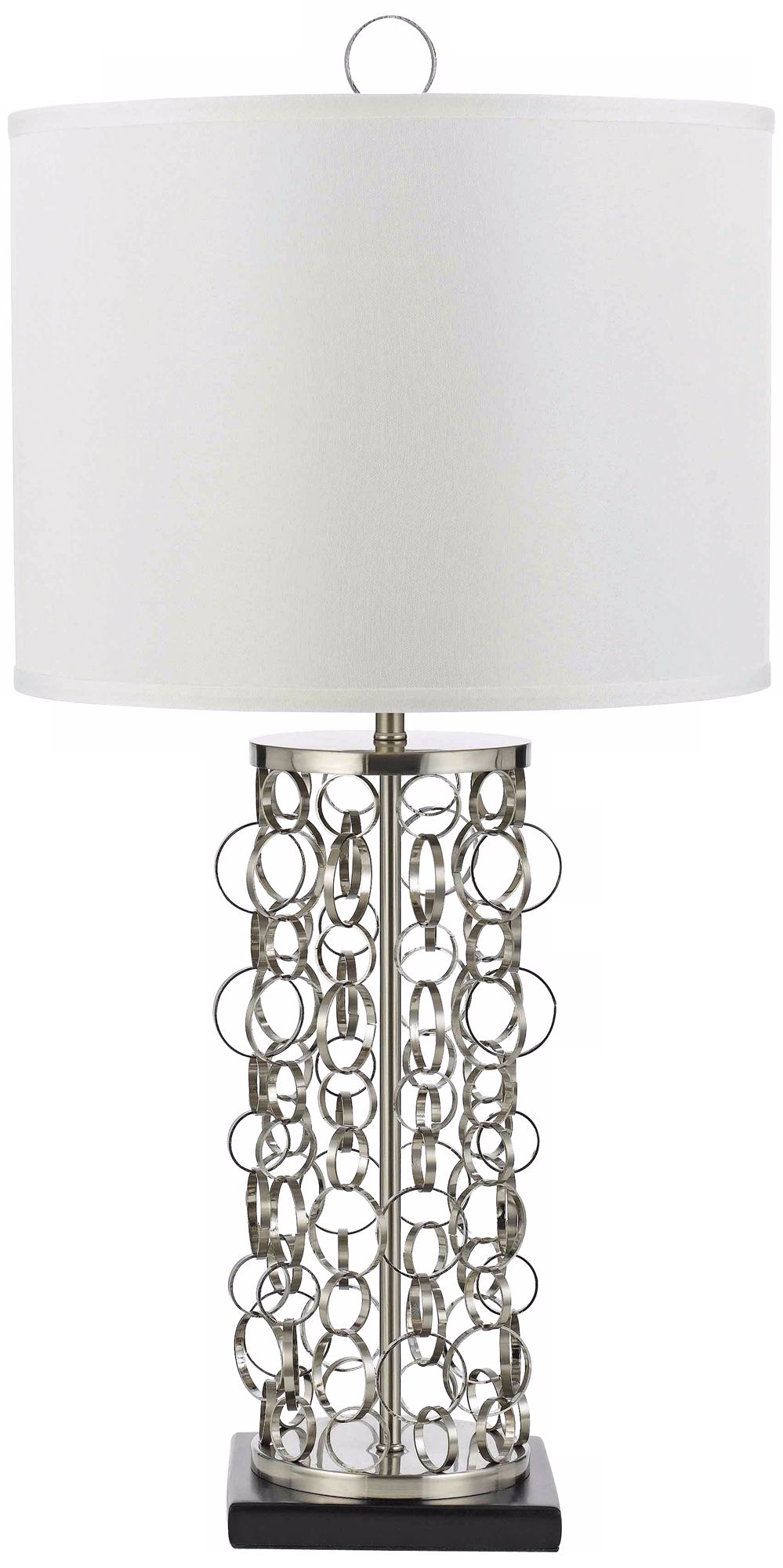 Candice Olson Carnegie Satin Nickel Table Lamp