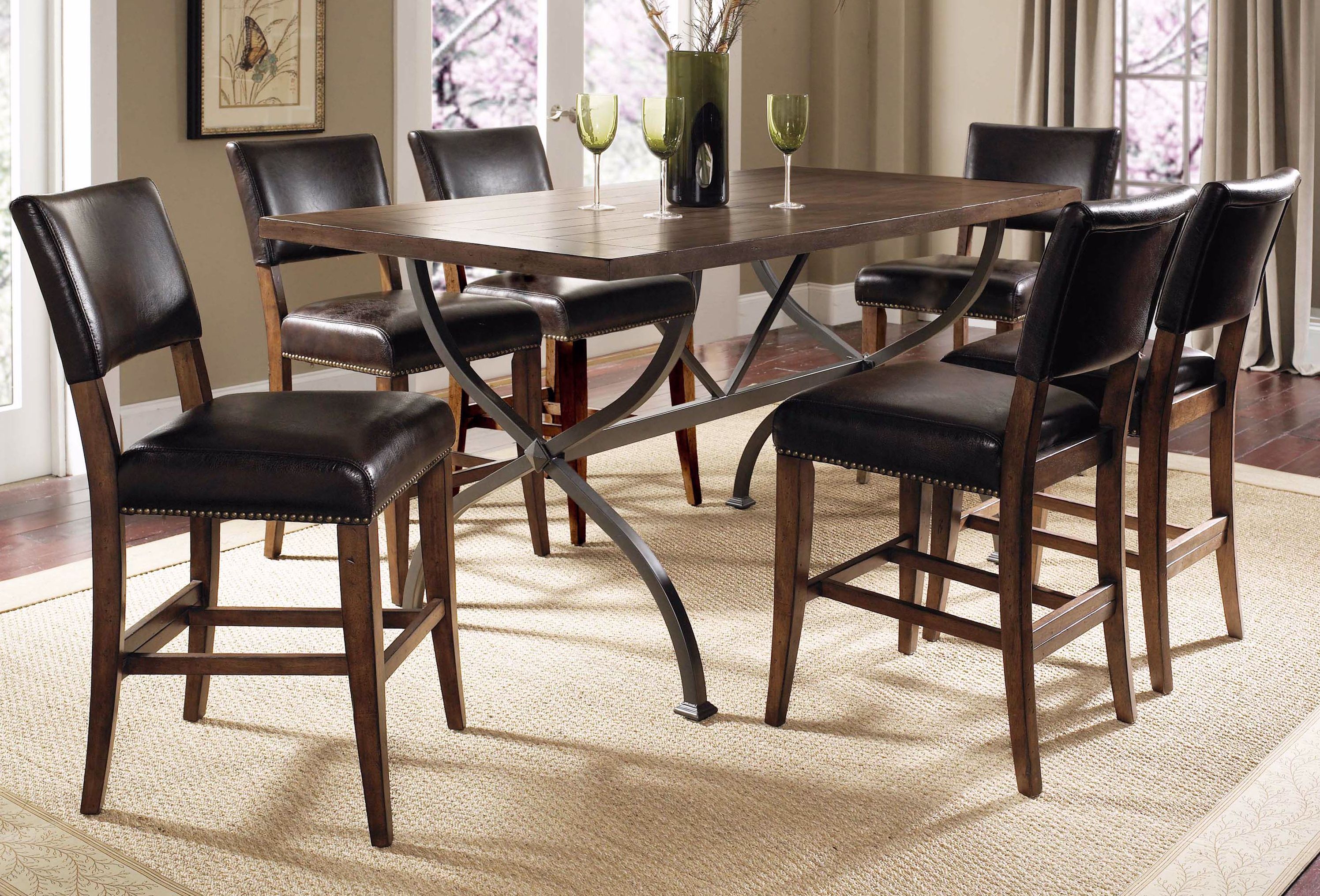 Hillsdale Cameron Parsons 7-Piece Counter Height Dining Set