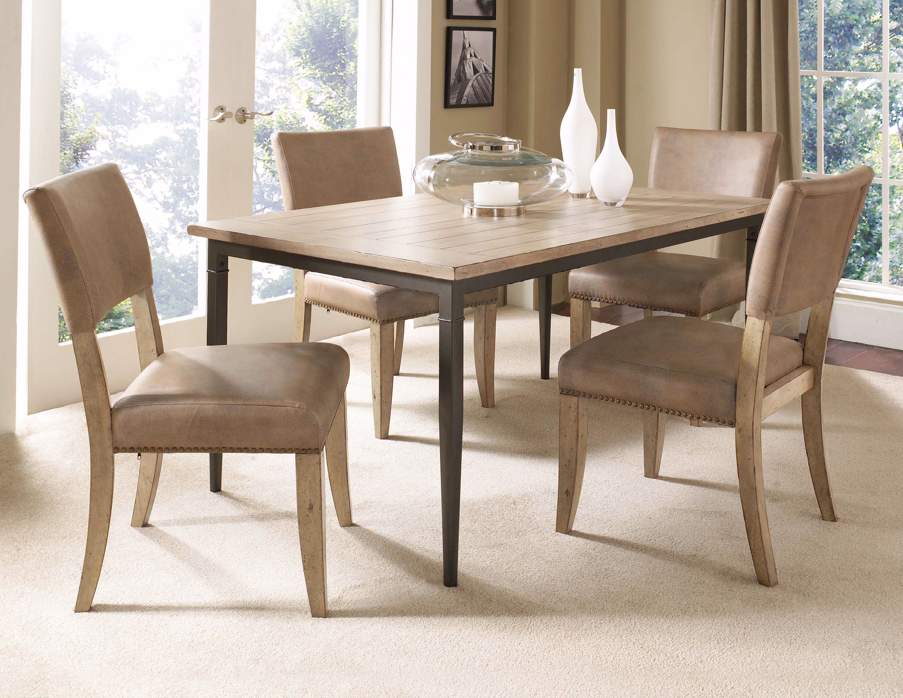 Hillsdale Charleston Rectangle Parsons 5-Piece Dining Set