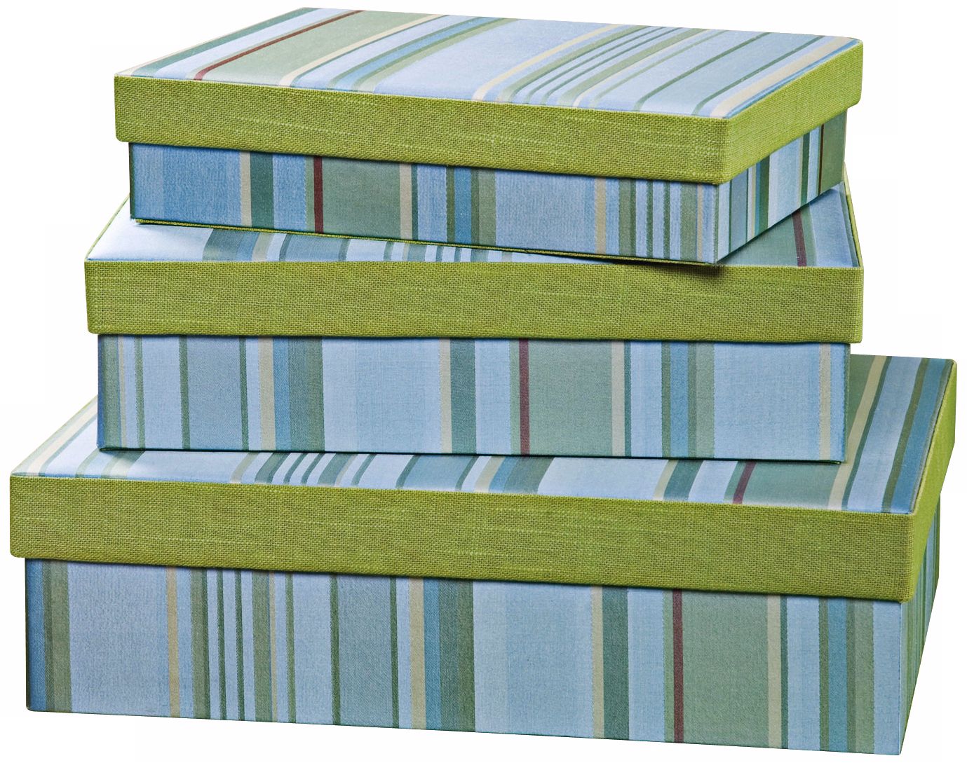 Set of 3 Fresca Rectangle Decorative Boxes