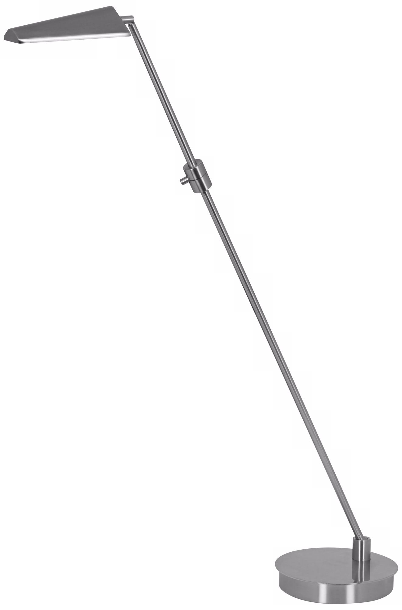 Mondoluz Ronin Brushed Platinum LED Floor Lamp