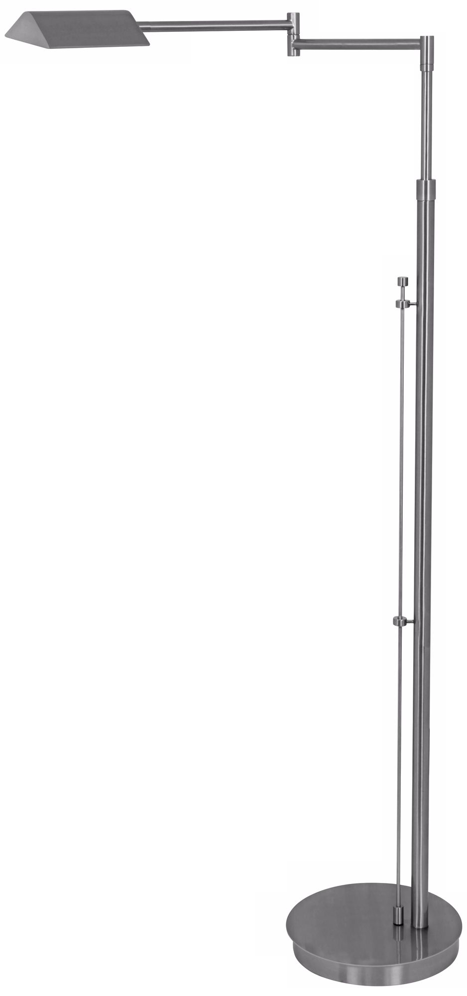 Mondoluz Multiforme Brushed Platinum LED Floor Lamp