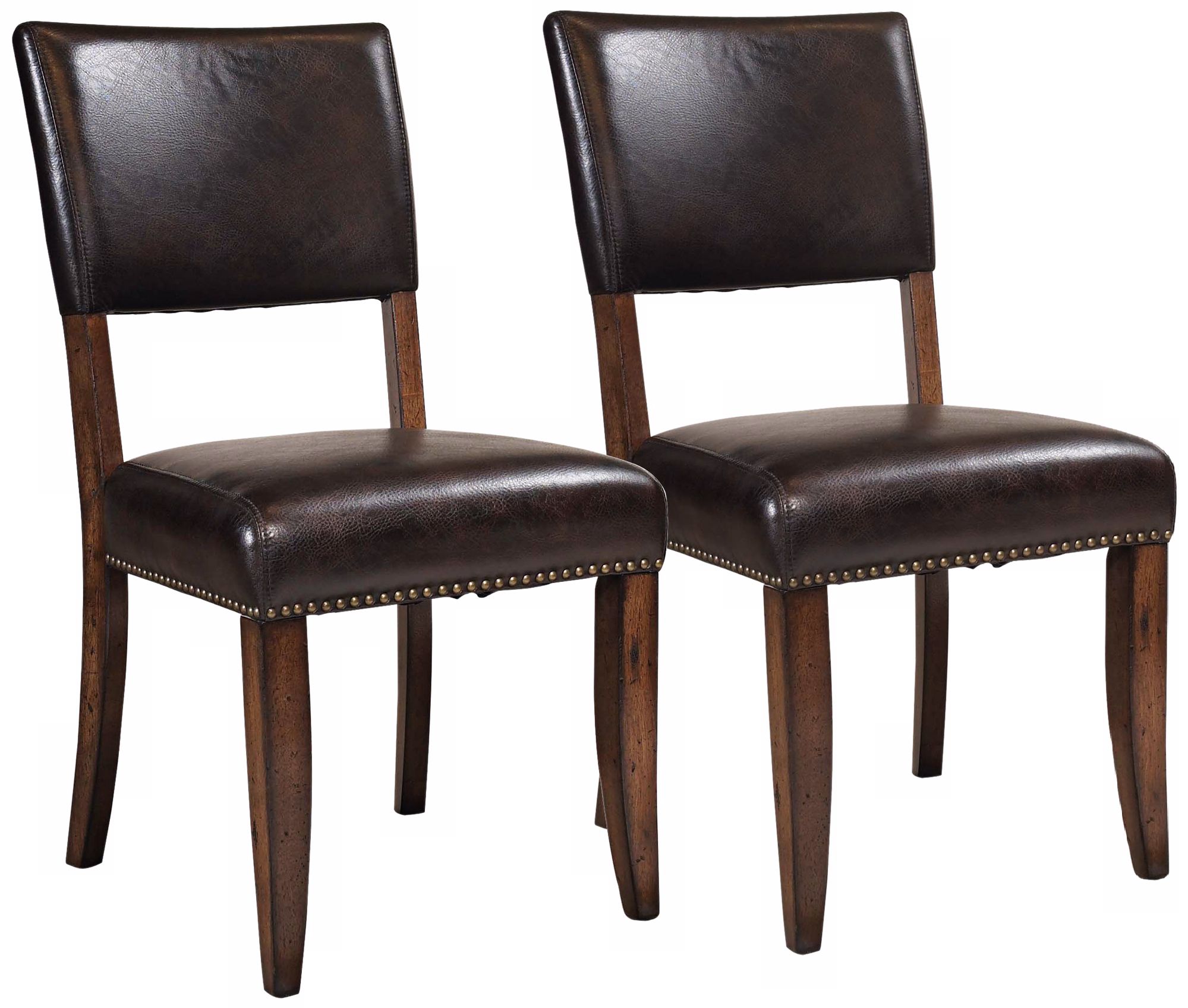 Hillsdale Cameron Set of 2 Wood Parsons Dining Chairs