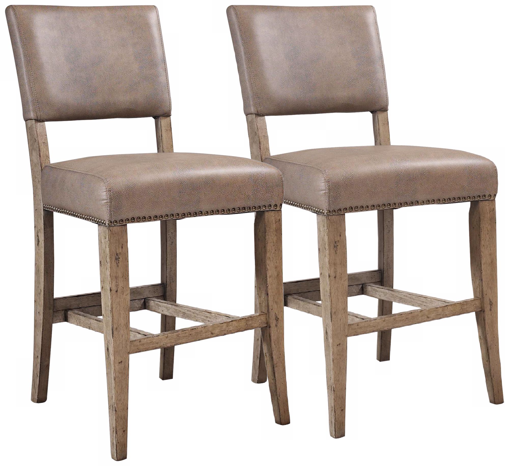 Hillsdale Charleston Set of 2 Parsons Counter Height Stools