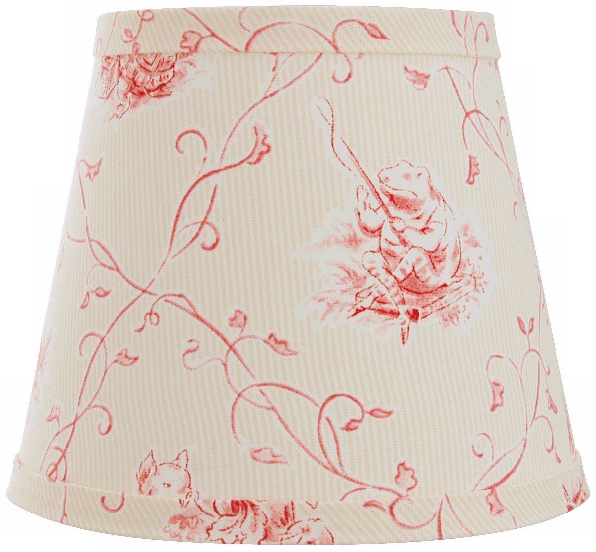 Pink Trellis Baby Toile Lamp Shade 6x12x8 (Spider)