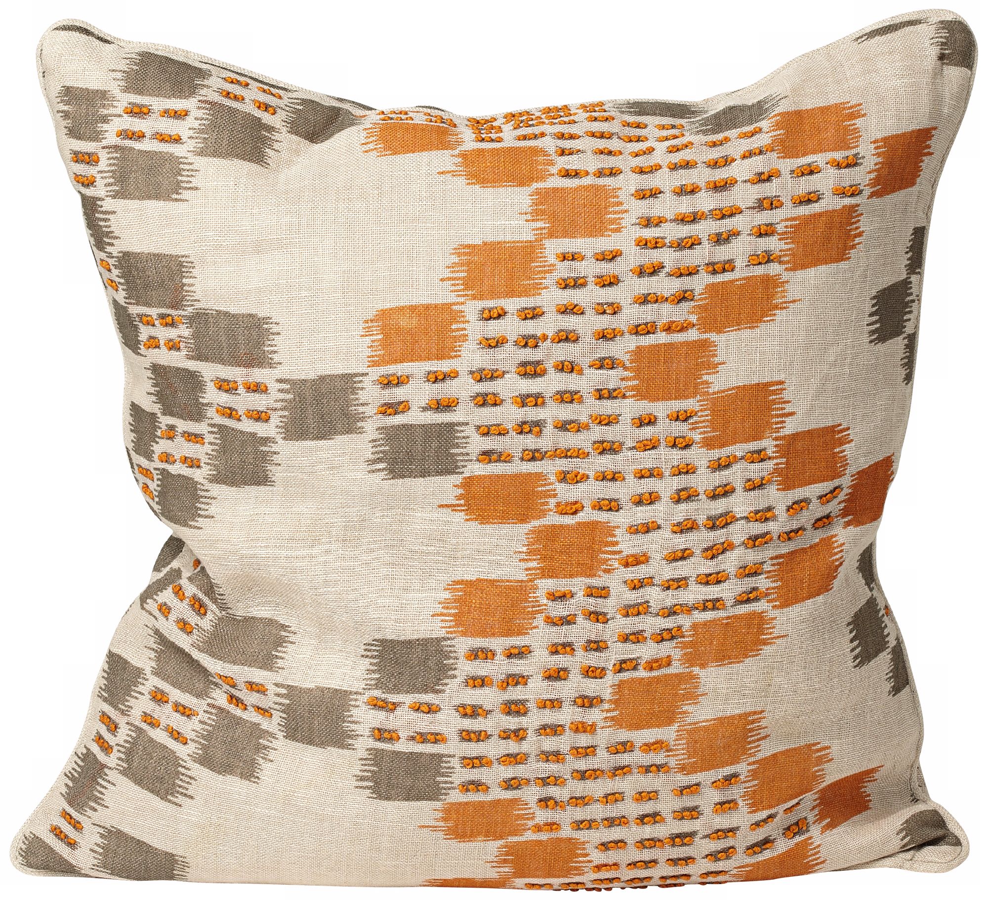 Morocco 18" Square Orange Designer Pillow