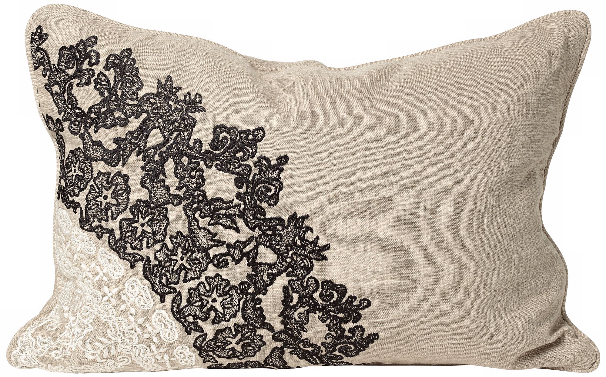 Lacey 20" Wide Rectangular Designer Pillow