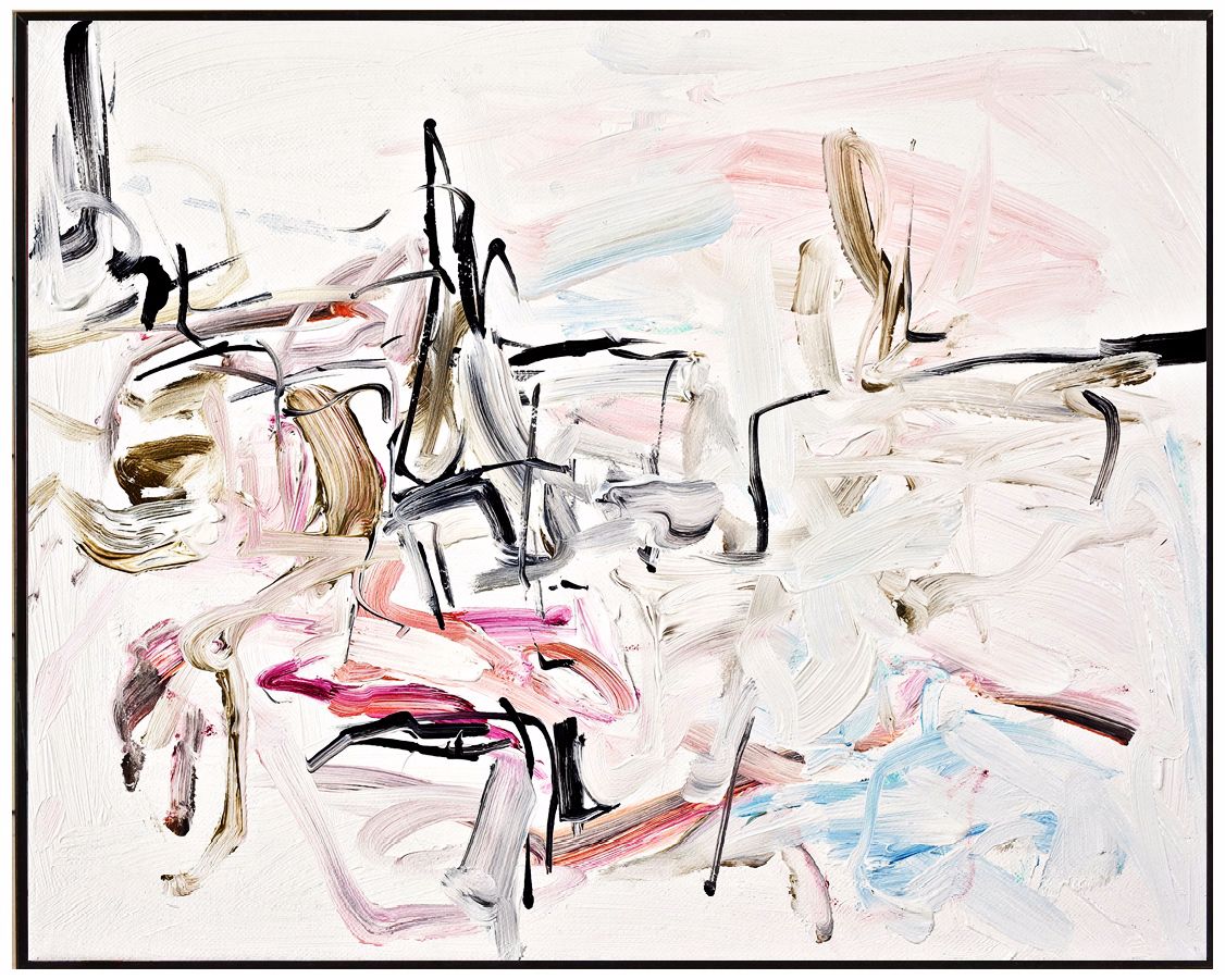 Glamour B 20 1/2" Wide Framed Laminate Abstract Wall Art