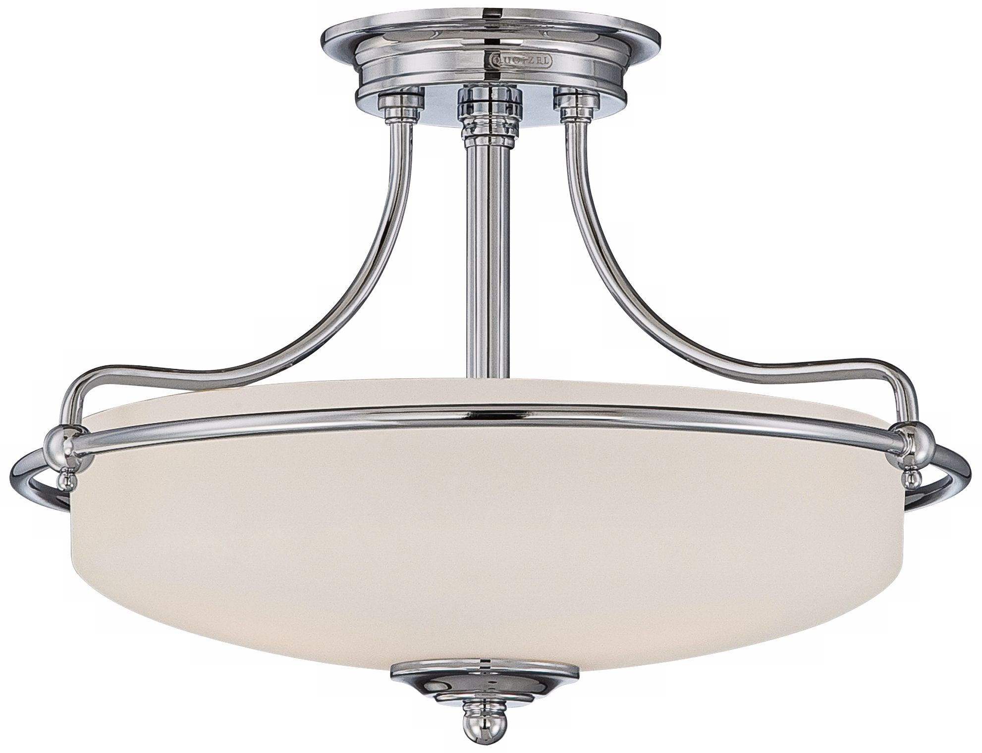 Quoizel Griffin 17" Wide Polished Chrome Ceiling Light