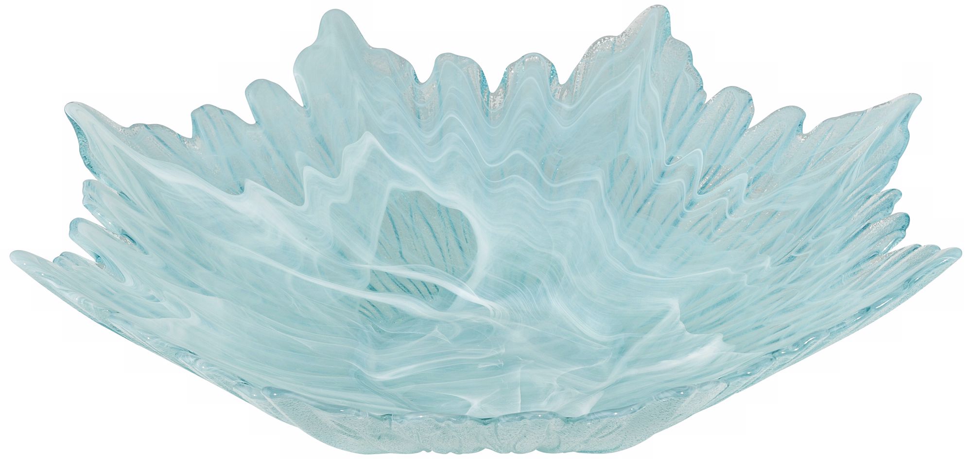Blue Alabaster Sunflower Bowl