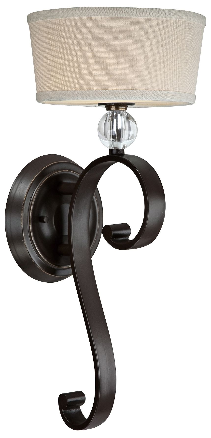 Quoizel Uptown Madison Manor 8 1/2" Wide Bronze Wall Sconce