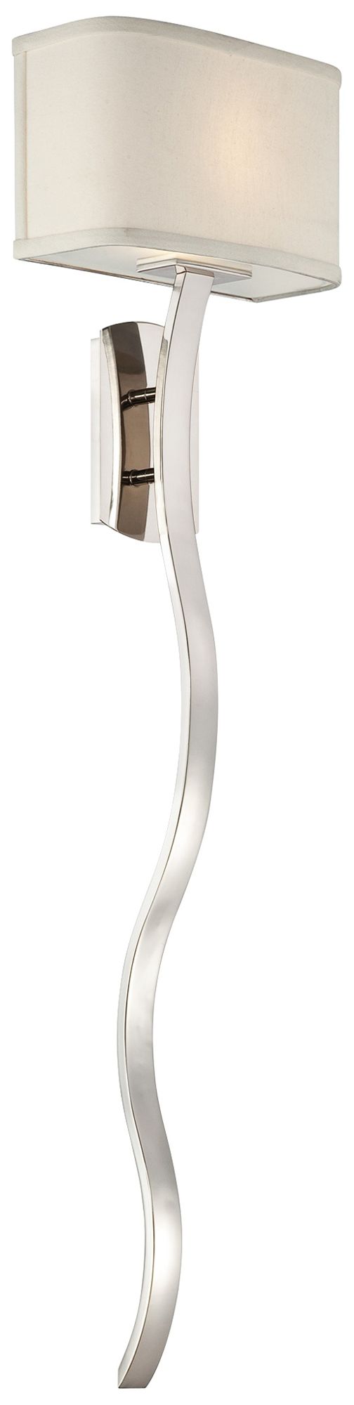 Quoizel Uptown Holita 12" Wide Silver Wall Sconce
