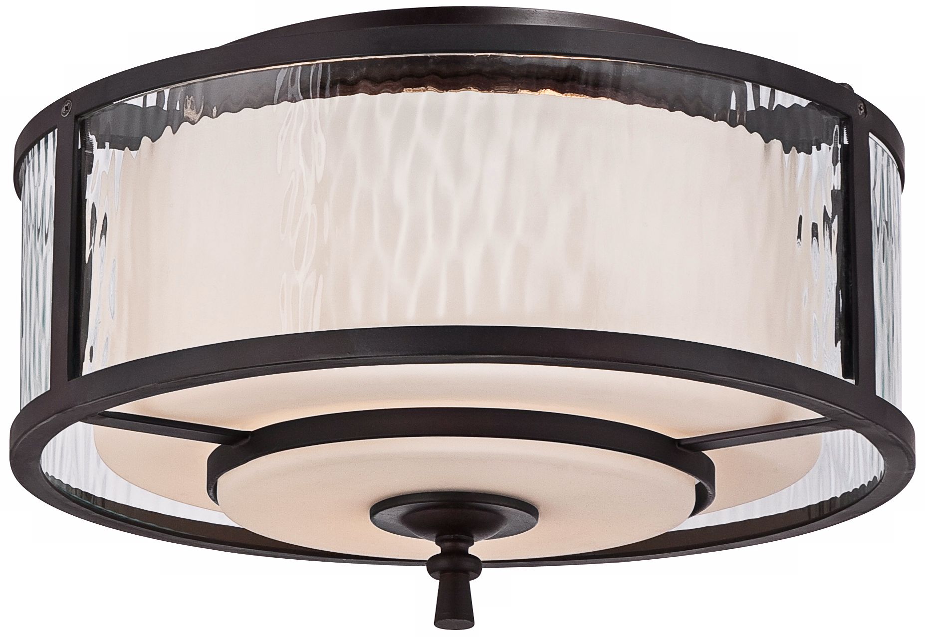 Adonis 15" Wide Flush Mount Quoizel Ceiling Light