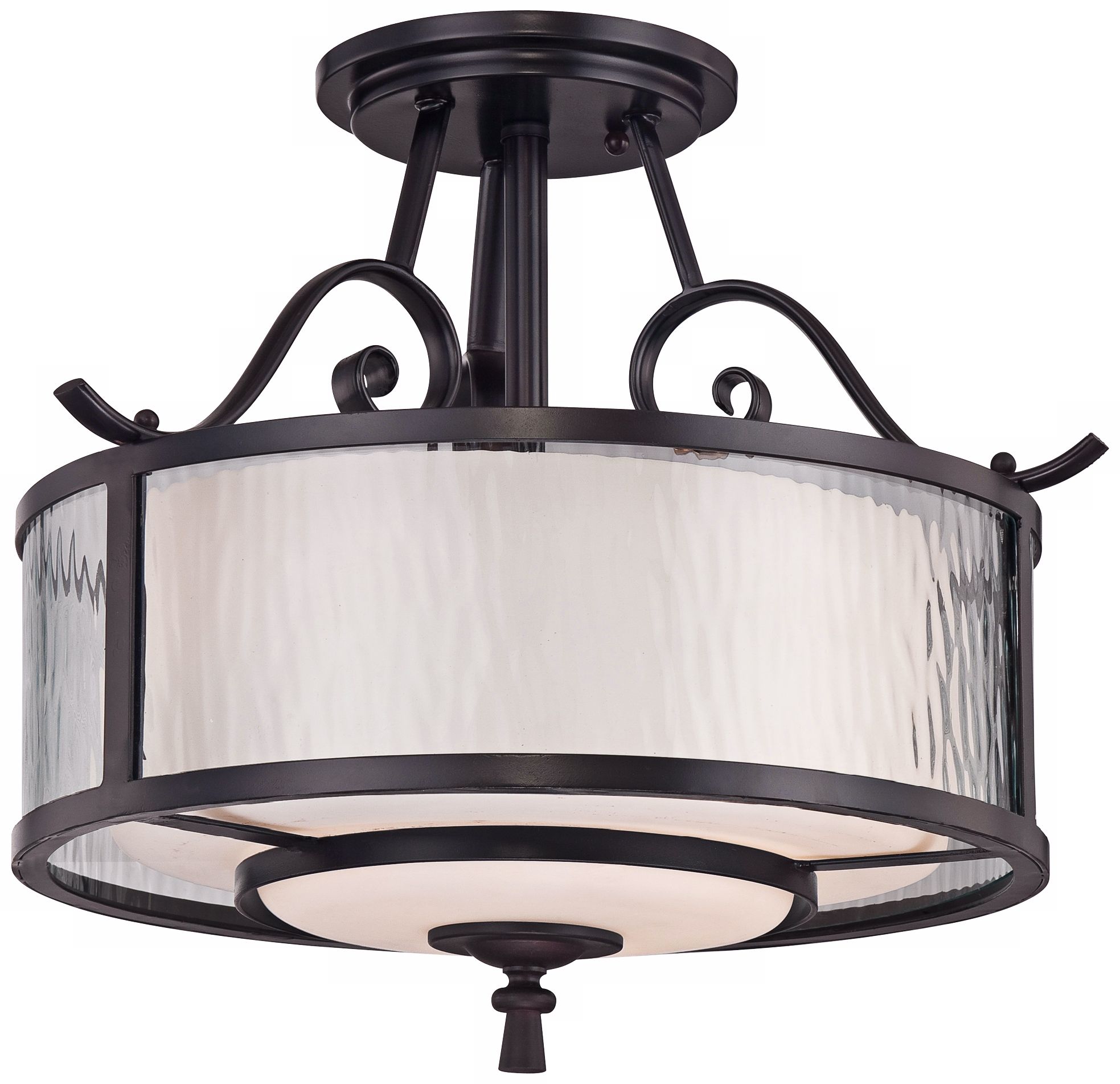 Adonis 15" Wide Semi-Flushmount Quoizel Ceiling Light
