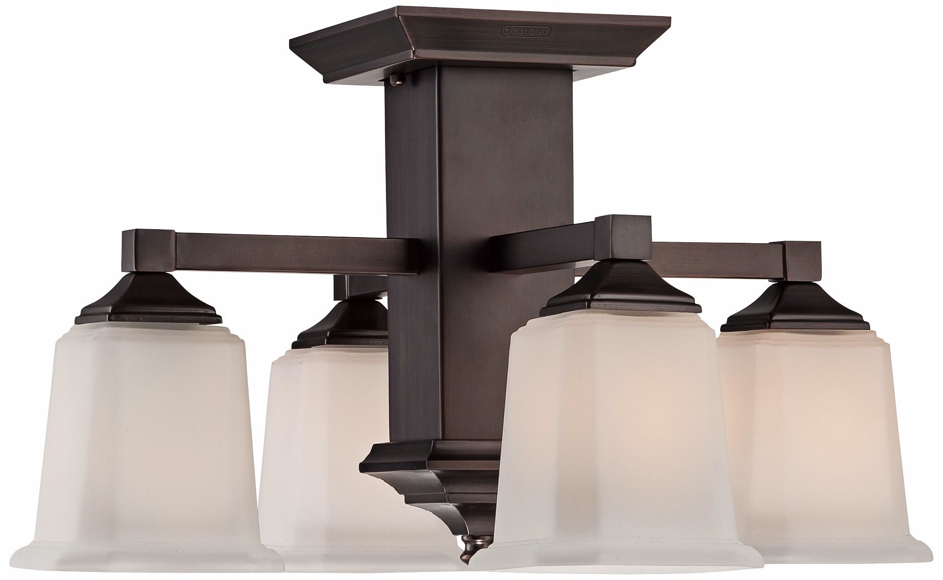 Quoizel Norwood Semi-Flush 19" Wide Bronze Ceiling Light
