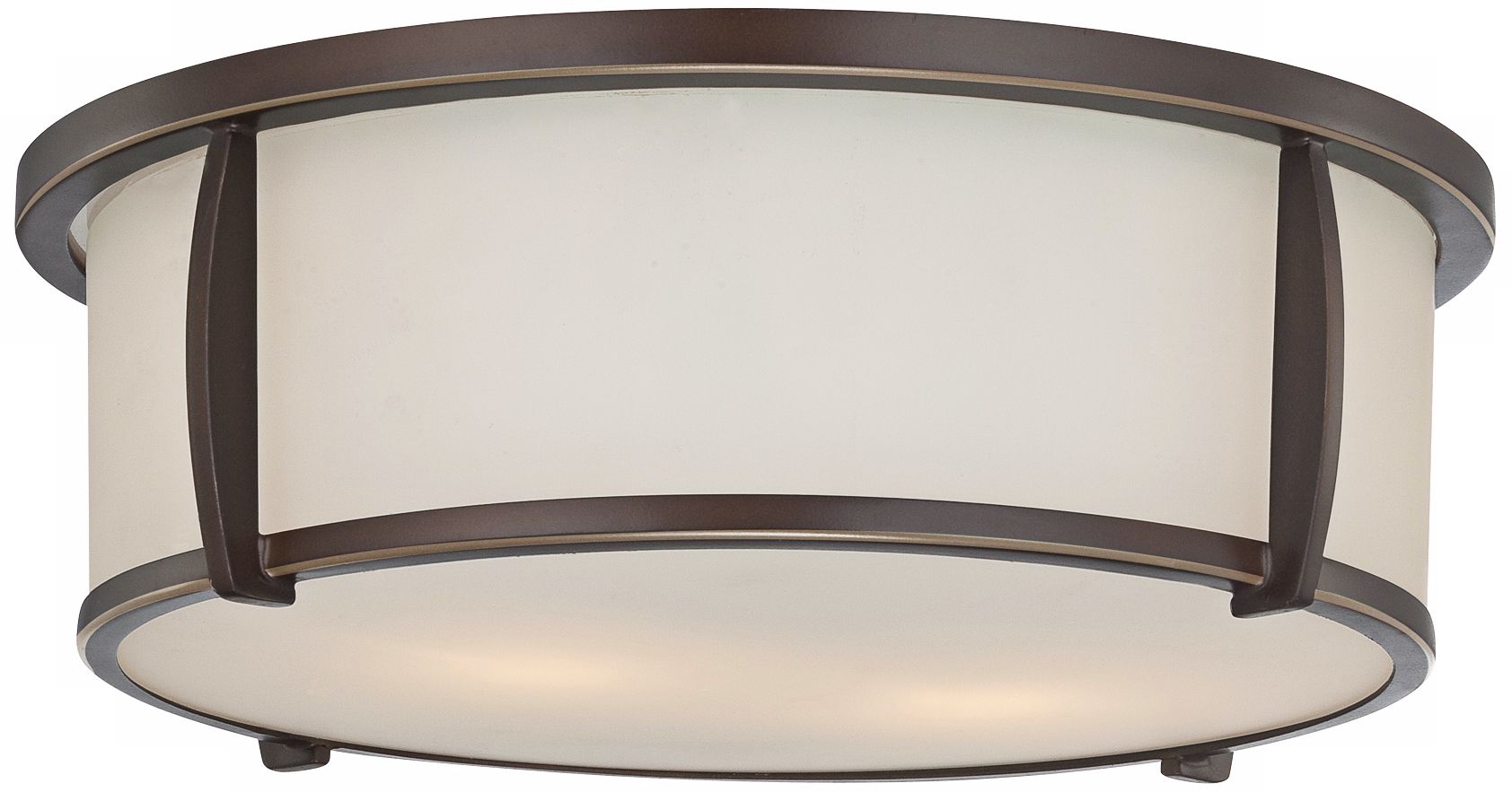 Quoizel Calhoun 13" Wide Flushmount Bronze Ceiling Light