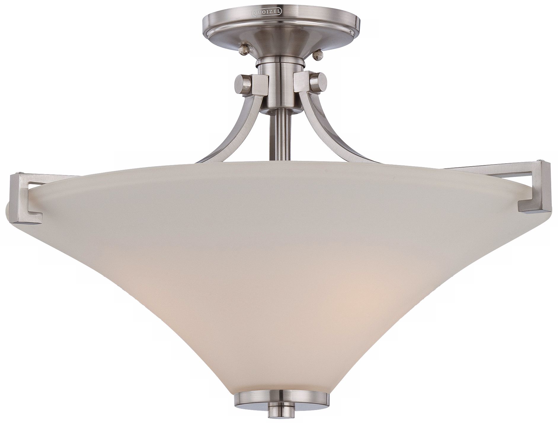 Quoizel Dryden 20 1/2" Wide Nickel Ceiling Light Fixture